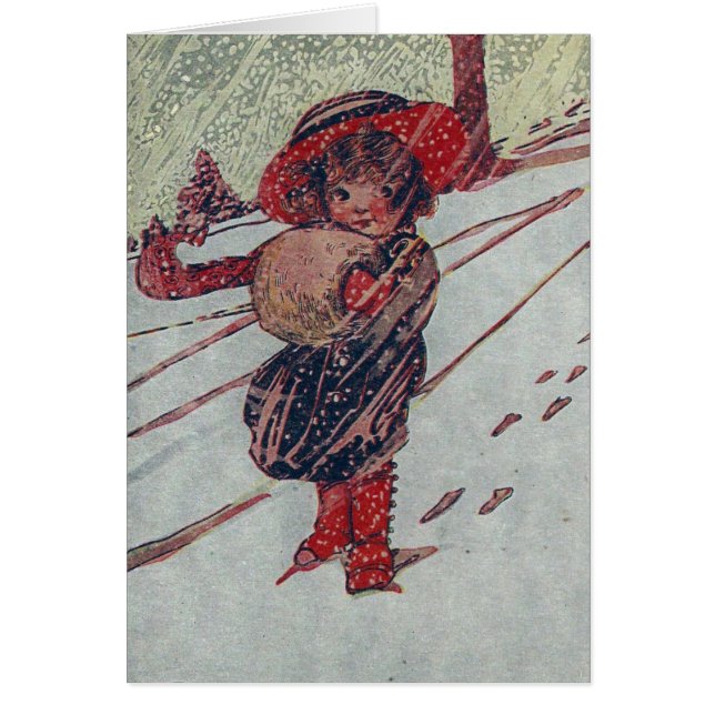 Nordlig Vind Doth Blow Hälsningskort (Framsidan)