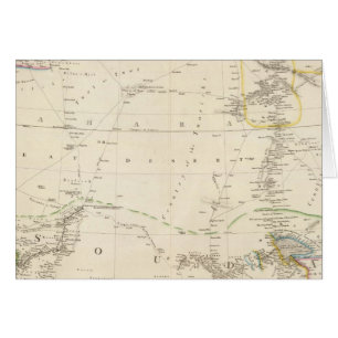 Nordlig Westernare Afrika Hälsningskort