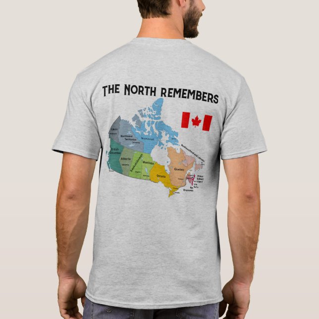 Nordliga ledamoten t shirt (Baksida)