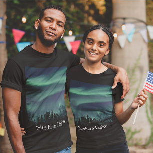 Nordliga Ljus i Alaska Unisex T Shirt