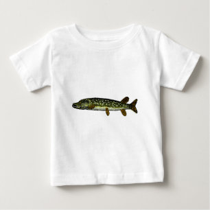 Nordliga Pike, träsnitt, 1833 T-shirt