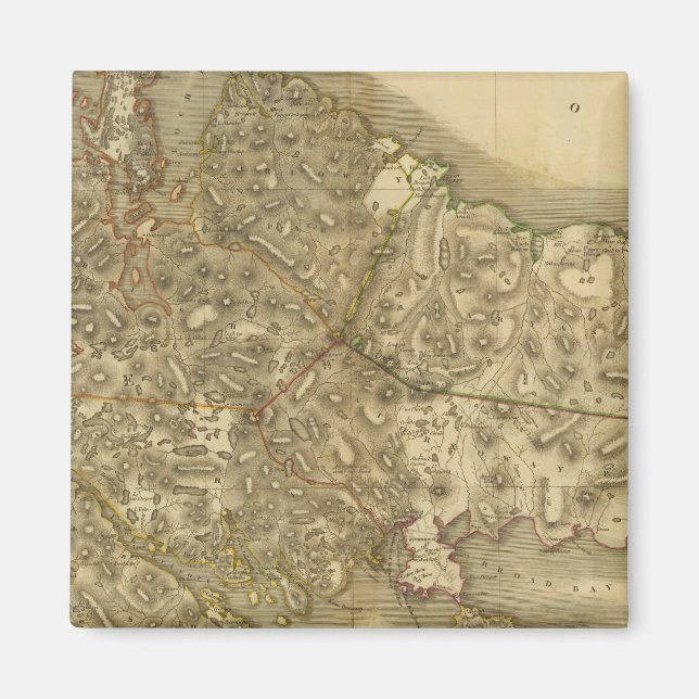 Nordliga Westerna öarna Magnet (Framsidan)