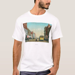 Nordligt beskåda av den 5th gatan från f-gatan tee shirt