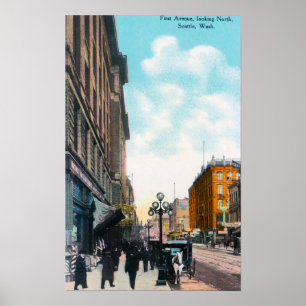 Nordligt beskåda från den första avenyn poster