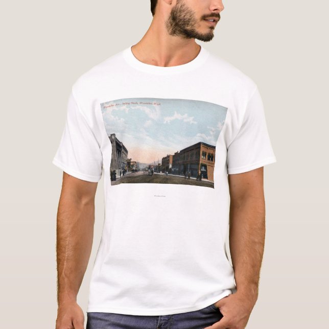 Nordligt beskåda från den Wenatchee avenyn Tee Shirt (Framsida)