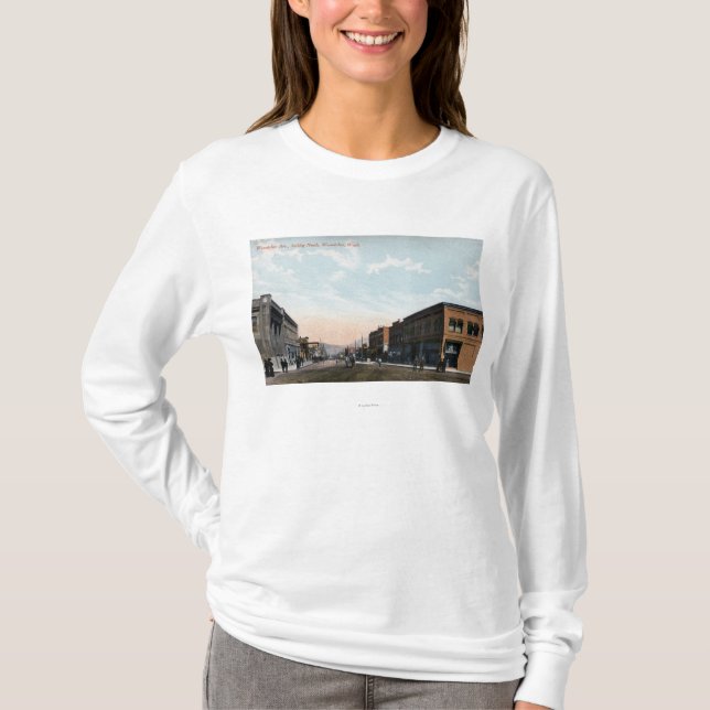 Nordligt beskåda från den Wenatchee avenyn Tee Shirt (Framsida)