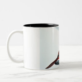 Nordligt huvudsakligt foto Två-Tonad mugg