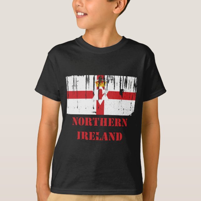 Nordligt - ireland flagga t shirt (Framsida)