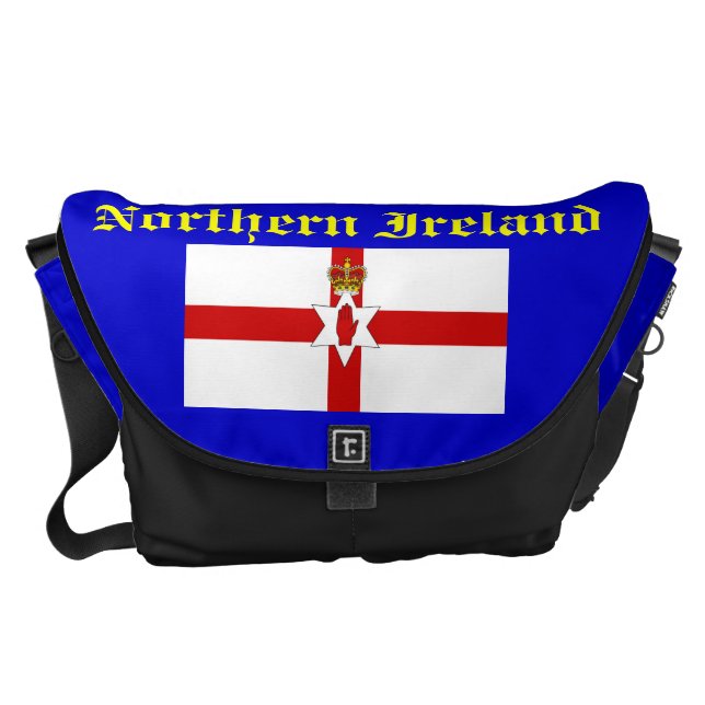Nordligt - ireland flaggamessenger bag - stort messenger bag (Framsidan)