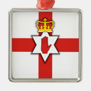Nordligt - ireland pride julgransprydnad metall