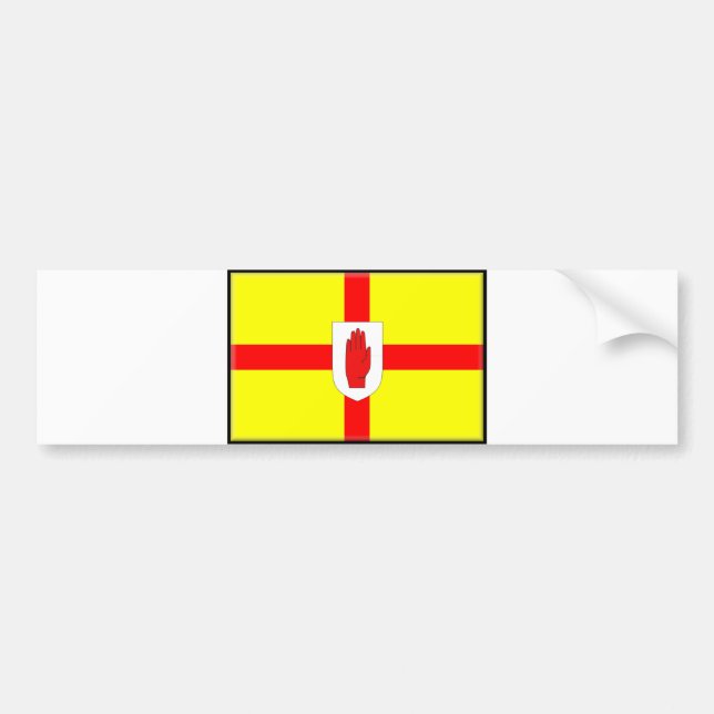 Nordligt - ireland (Ulster) flagga Bildekal (Framsidan)