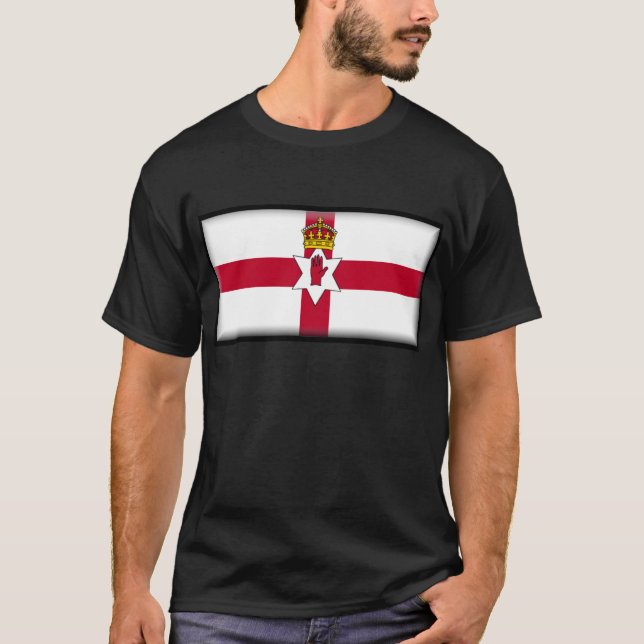 Nordligt - ireland (Ulster) flagga Tee (Framsida)