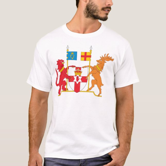 Nordligt - ireland vapensköld tee shirt (Framsida)