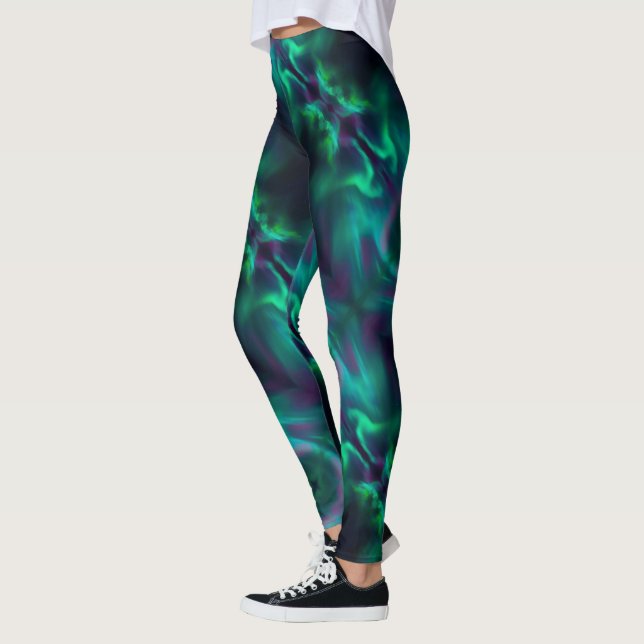 Nordligt ljus - damasker leggings (Vänster)