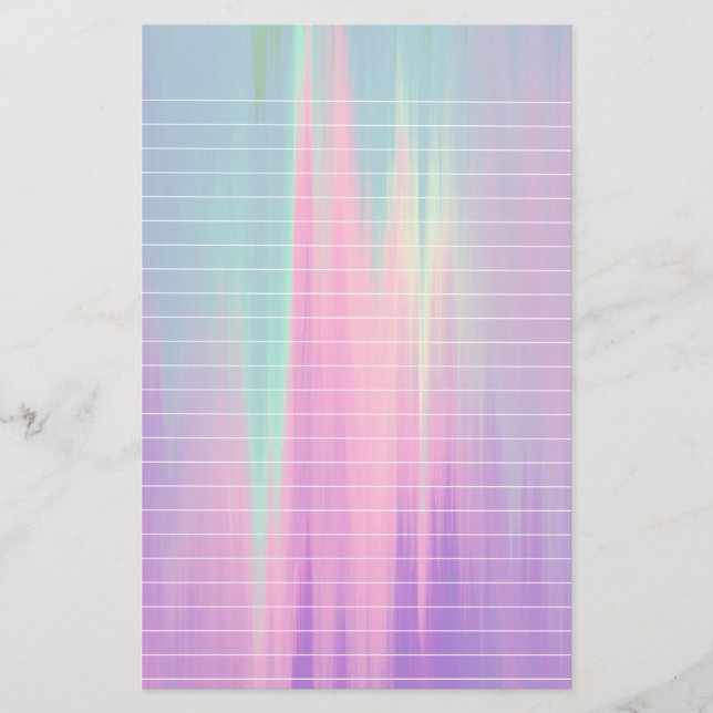 Nordligt ljus fodrat papper (Framsida)