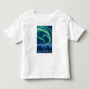 Nordligt ljus - Katmai, Alaska Tee Shirt
