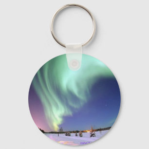 Nordligt ljus Keychain Nyckelring