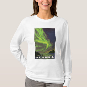 Nordligt ljus och Orcas - Denali nationalpark, Tee Shirt