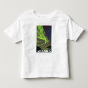 Nordligt ljus och Orcas - Katmai, Alaska Tee Shirt