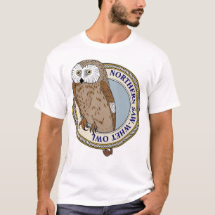 Nordligt Såga-Whet Ugglan-M Tee