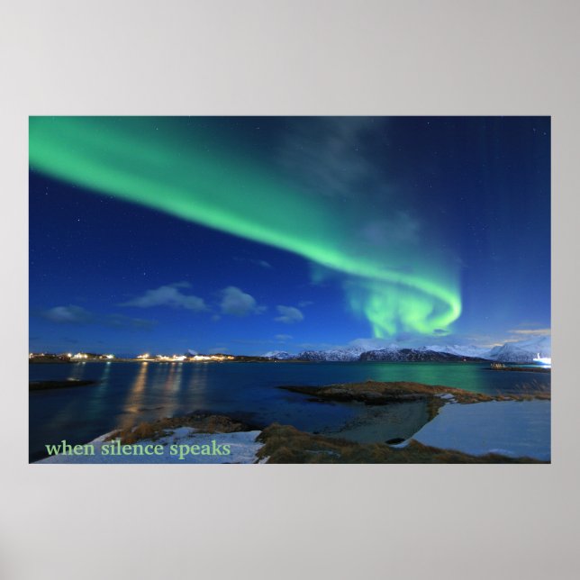 Nordljus med citat poster (Framsidan)