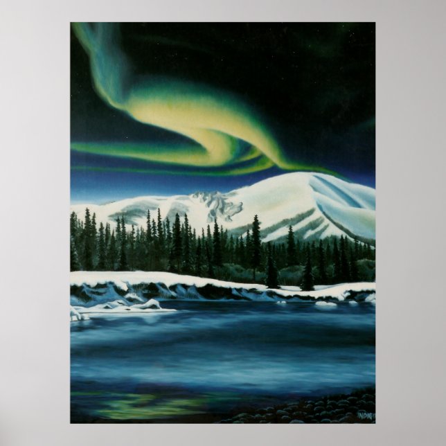 NordLjus Painting Canada Ligcape Poster (Framsidan)
