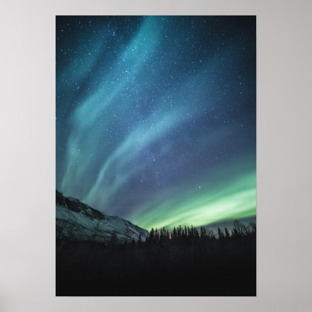 Nordljusfoto Poster (Framsidan)
