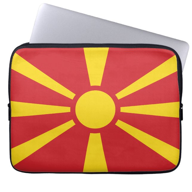 Nordmakedonien Laptop Fodral (Framsidan)