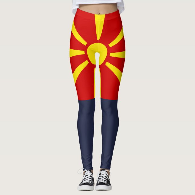 Nordmakedonien Leggings (Framsida)