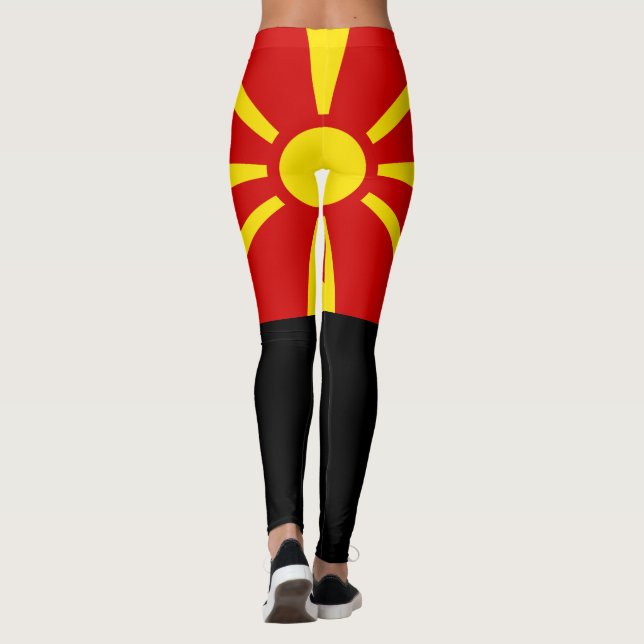 Nordmakedonien Leggings (Baksida)