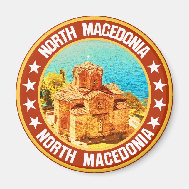 NordMakedonien Magnet (Framsidan)