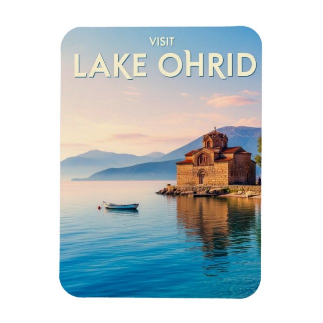 Nordmakedonien Ohridsjön Resa Magnet (Vertikal)