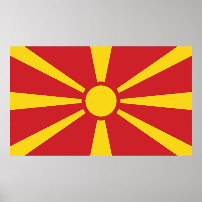 Nordmakedonien Poster (Framsidan)