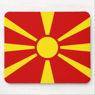 Nordmakedoniens flagga musmatta