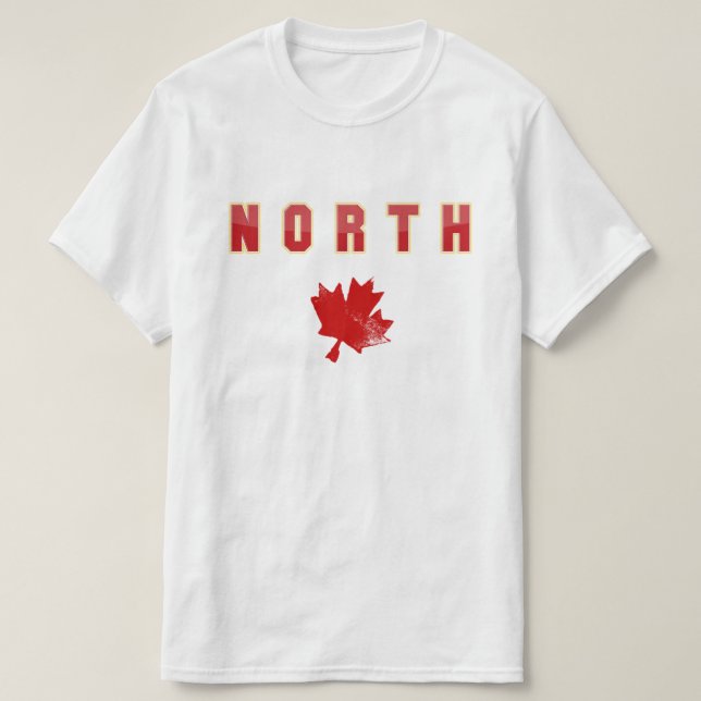 Nordmaple löv t shirt (Design framsida)