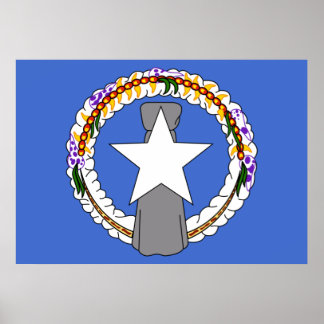 Nordmariana Flagga Poster