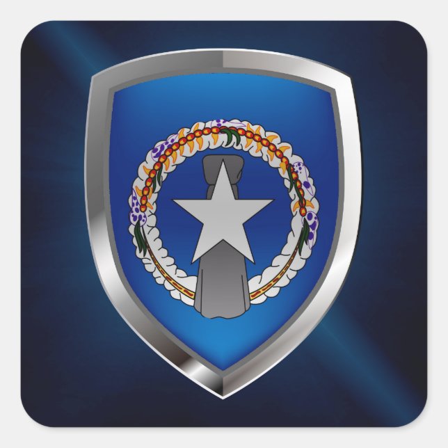 Nordmarianerna Fyrkantigt Klistermärke (Framsida)