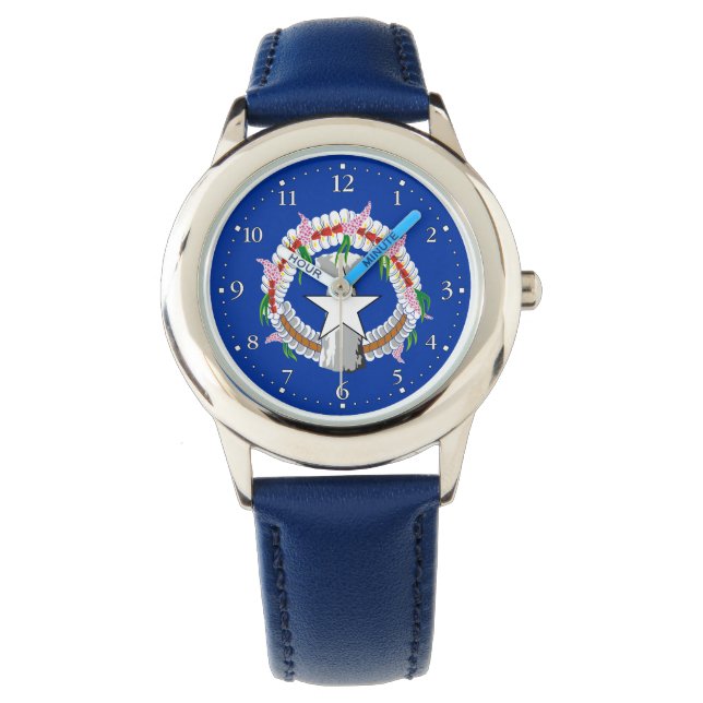 Nordmarianernas flagga armbandsur (Framsida)
