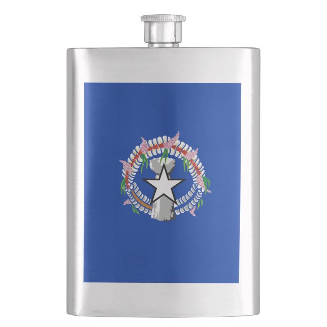 Nordmarianernas flagga fickplunta (Framsidan)