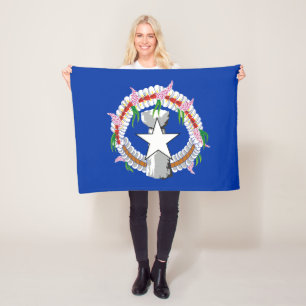 Nordmarianernas flagga fleecefilt
