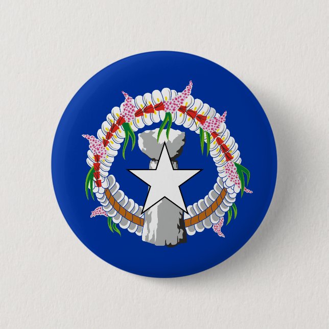 Nordmarianernas flagga knapp (Framsida)