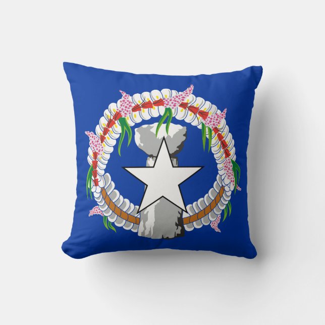 Nordmarianernas flagga kudde (Framsida)