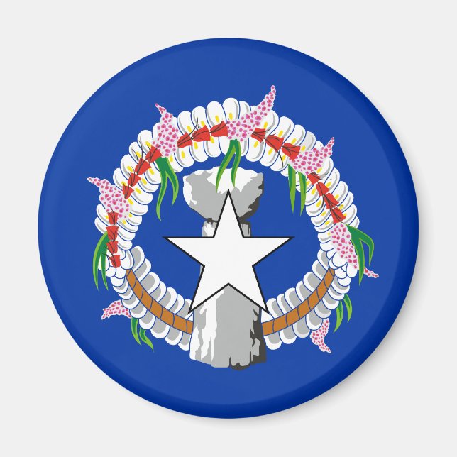 Nordmarianernas flagga magnet (Framsidan)