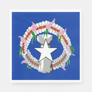 Nordmarianernas flagga pappersservett