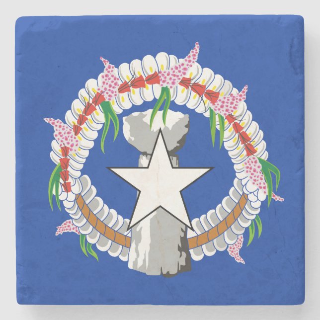 Nordmarianernas flagga stenunderlägg (Framsidan)