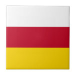 Nordossetien Flagga Kakelplatta<br><div class="desc">Patriotisk flagga i Nordossetien Alania.</div>