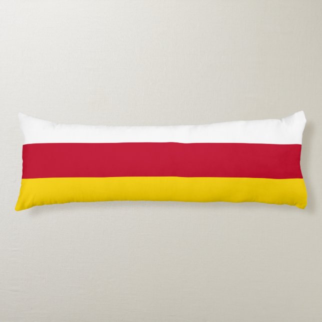Nordossetien Flagga Kroppskudde (Framsidan)