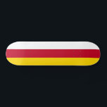 Nordossetien Flagga Mini Skateboard Bräda 18,5 Cm<br><div class="desc">Patriotisk flagga i Nordossetien Alania.</div>