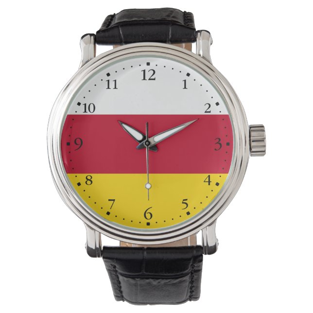 Nordossetiens flagga armbandsur (Framsida)