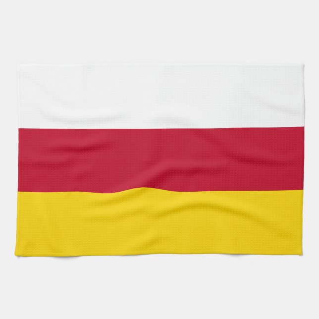 Nordossetiens flagga kökshandduk (Horisontell)